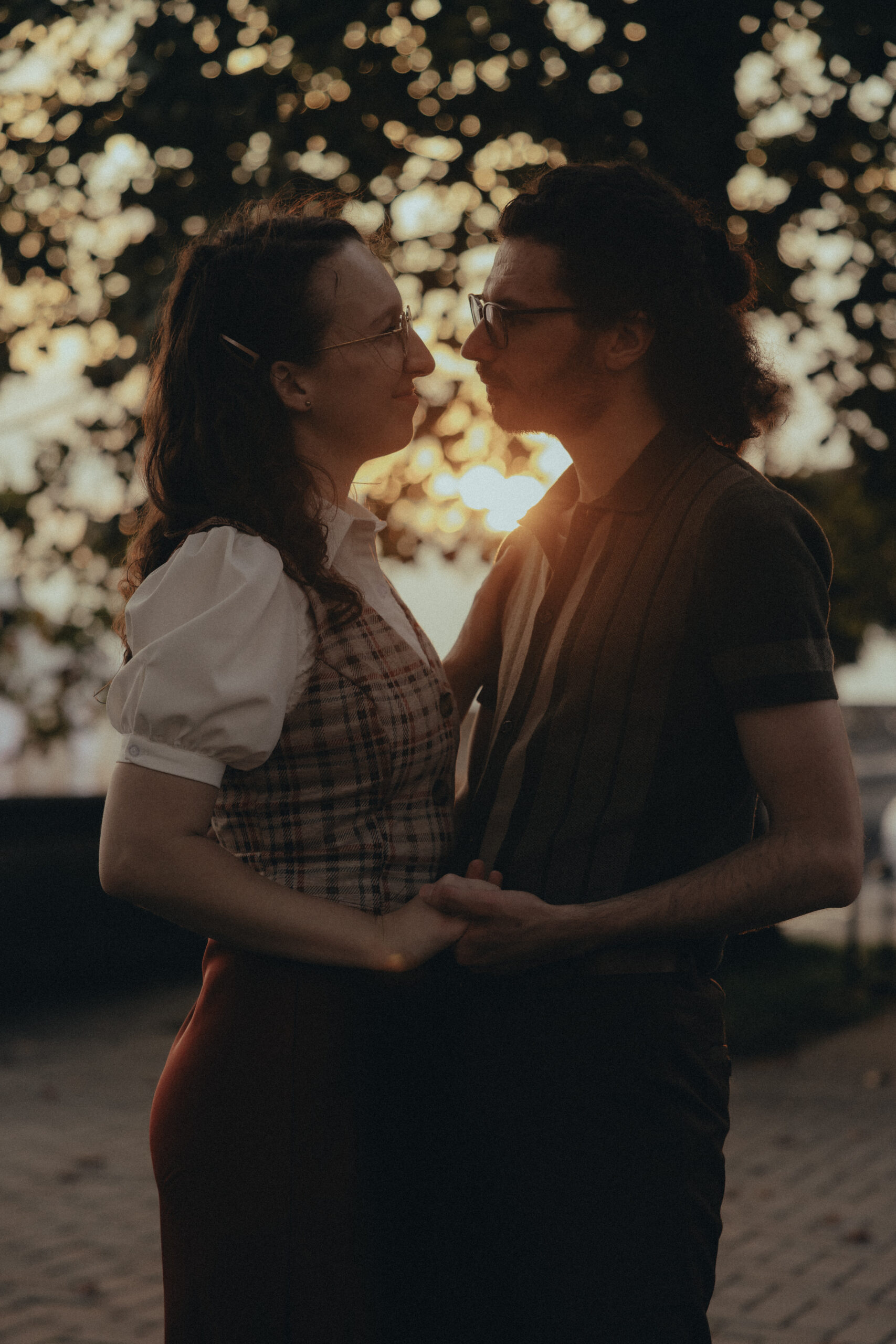 moody biltmore estate engagement photos 