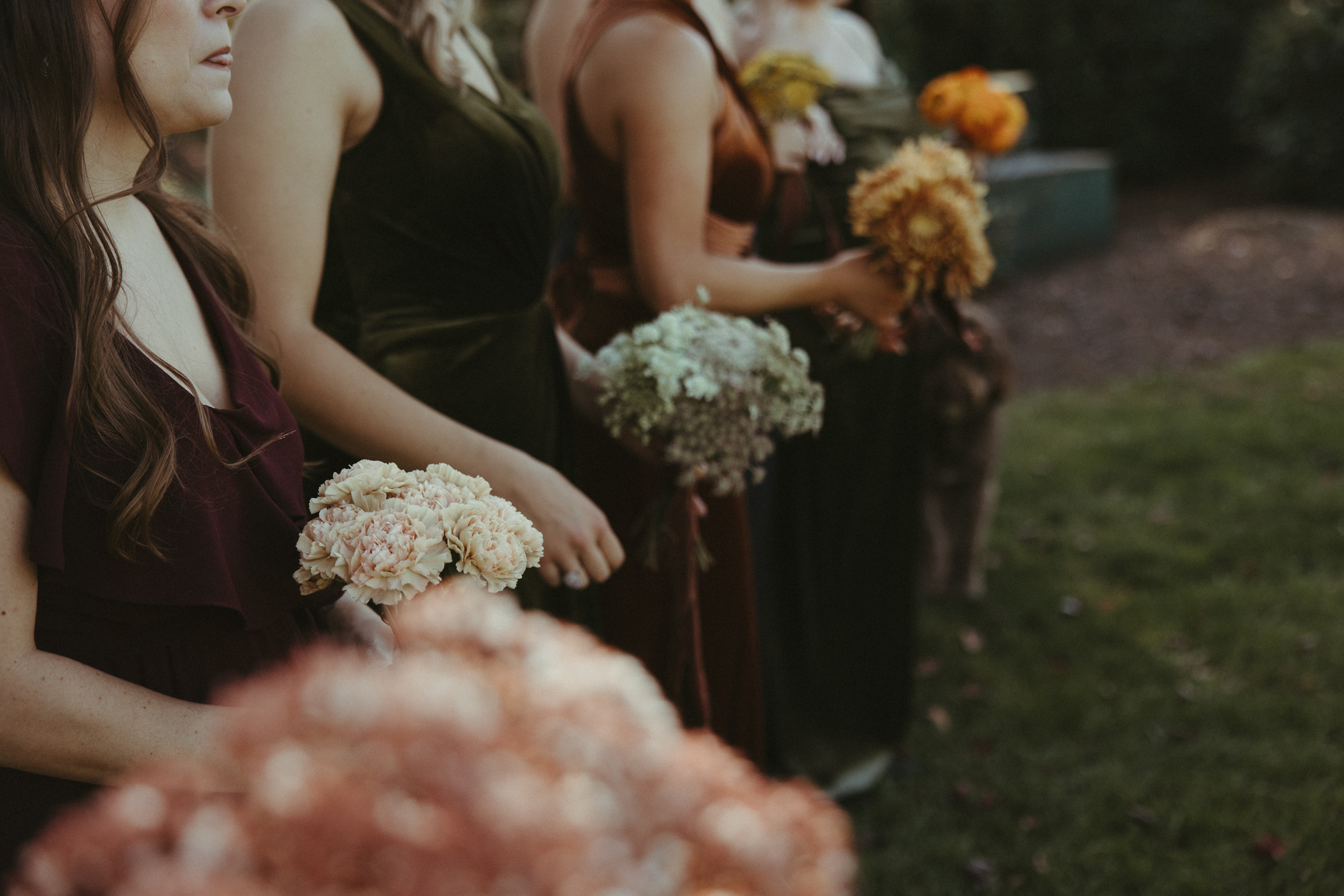 fall bridesmaid dresses velvet