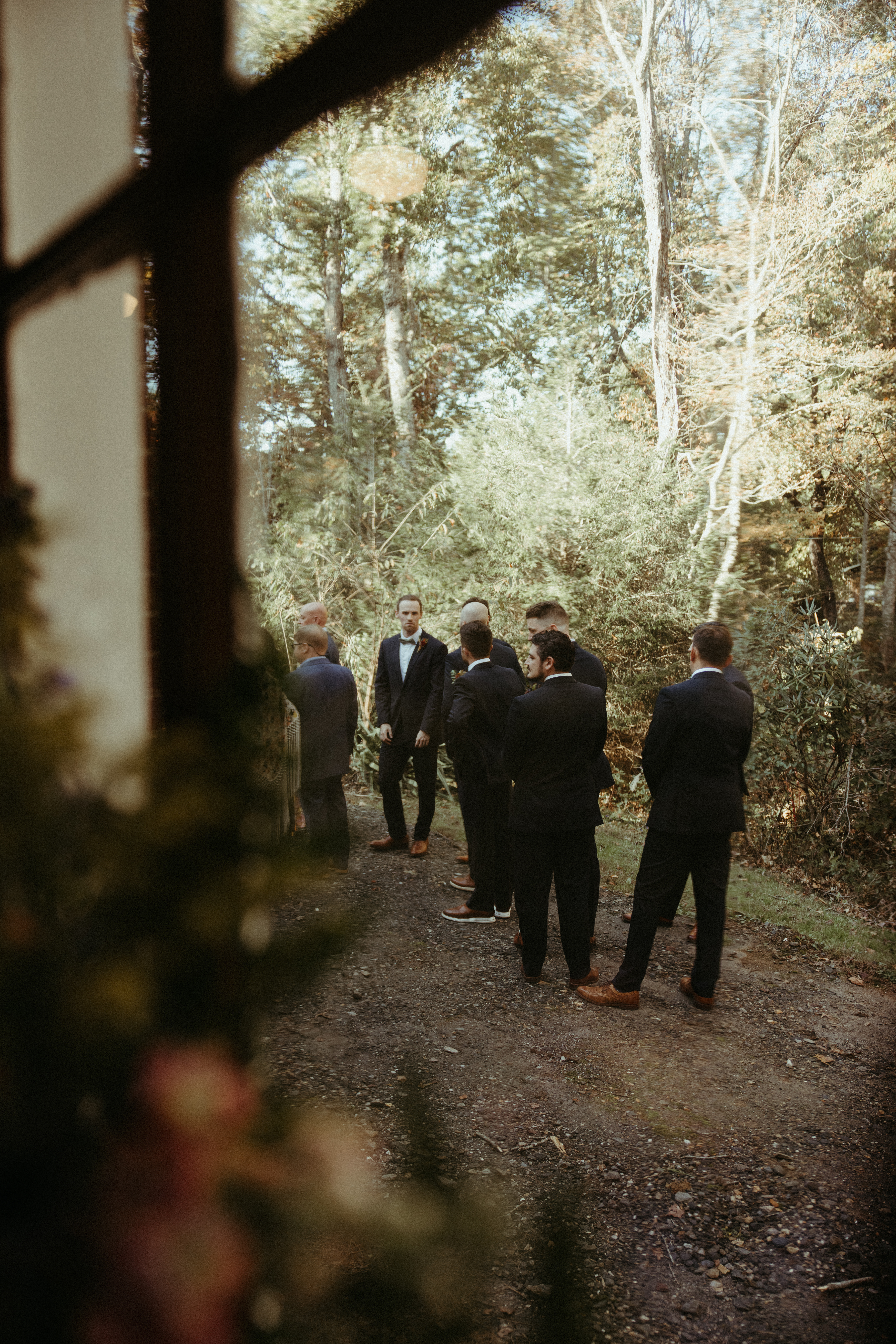 documentary wedding photos in NC at orion schoolhouse and chapel