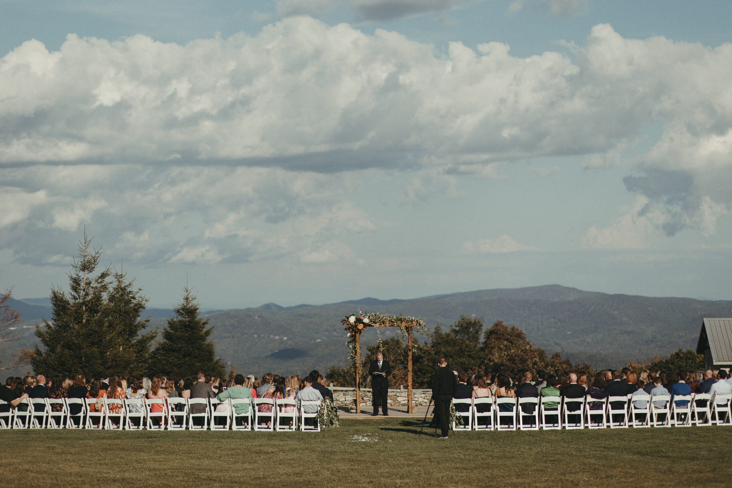 documentary wedding photos in NC at Overlook Barn Wedding Venue in the mountains