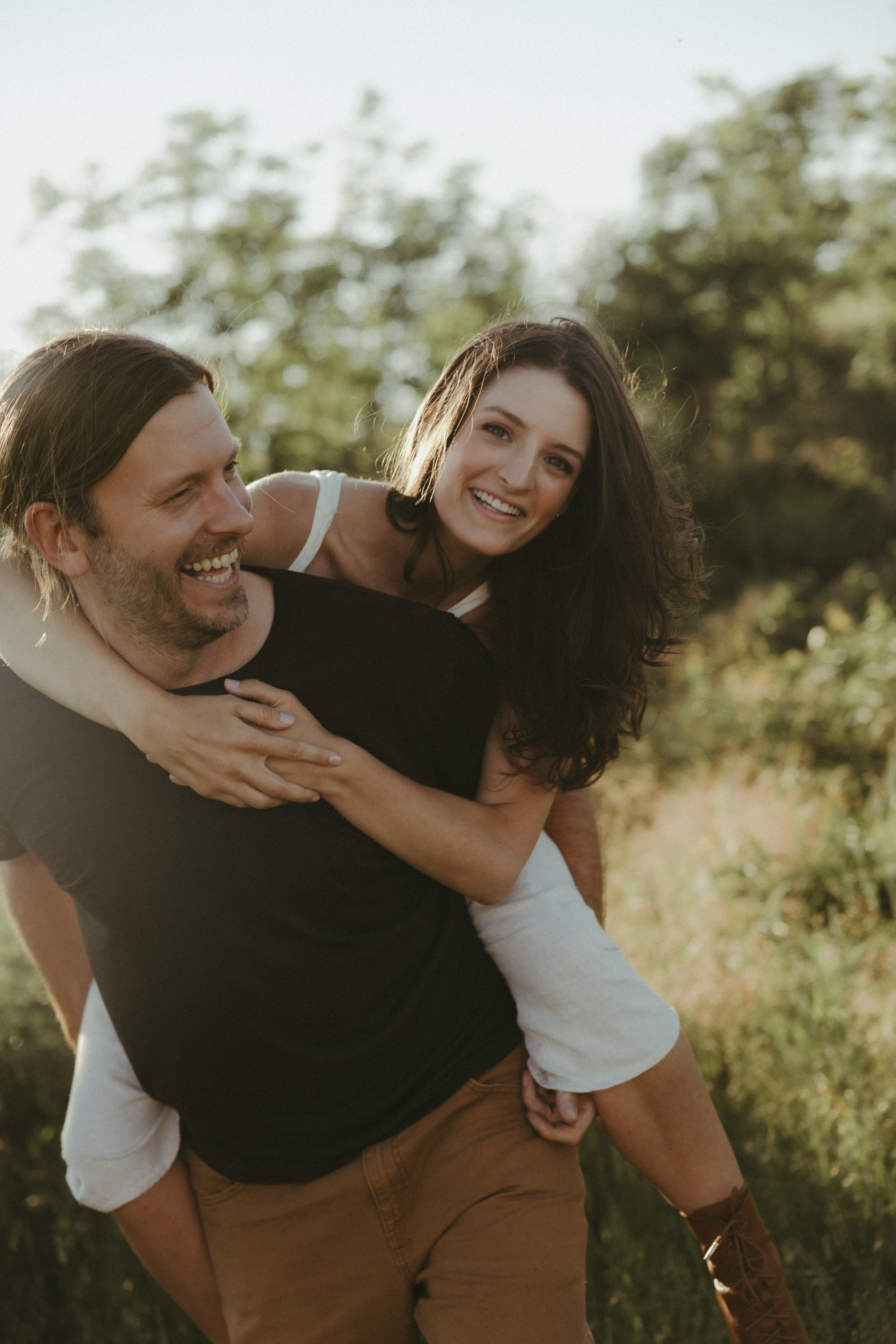 documentary candid engagement session, Asheville Engagement Photographer at Black Balsam Knob, mountain engagement photos