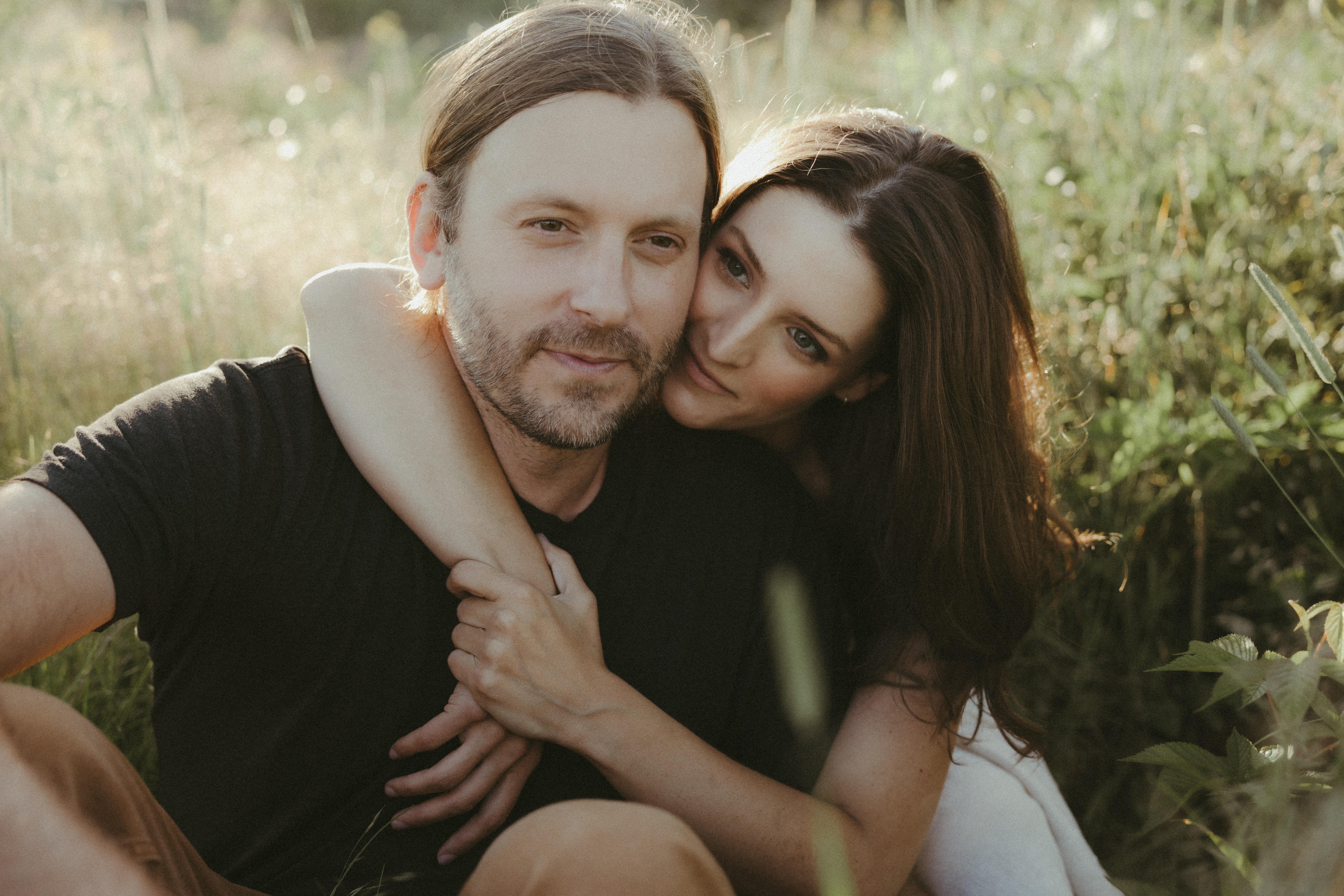 documentary candid engagement session, Asheville Engagement Photographer at Black Balsam Knob, mountain engagement photos