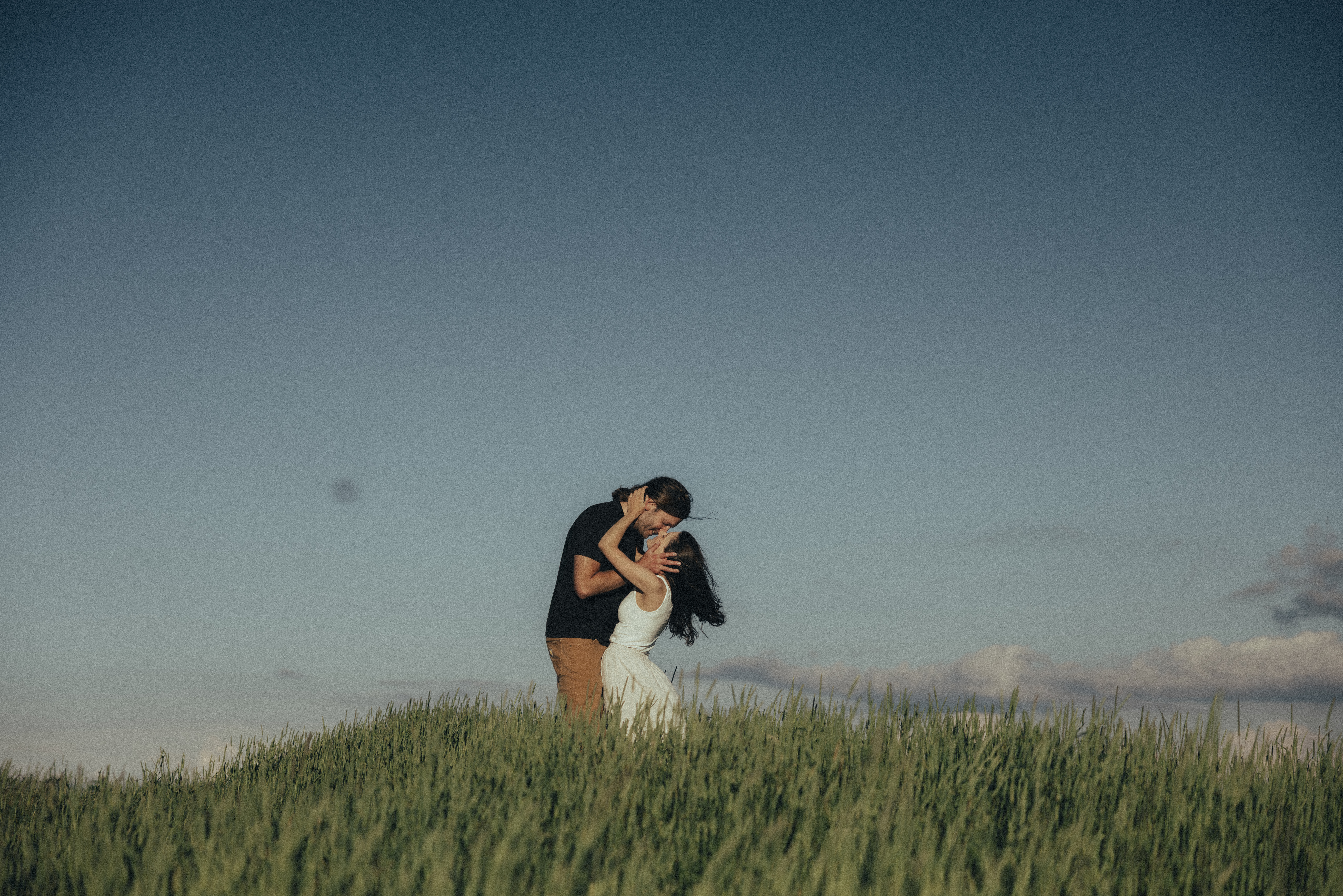 documentary candid engagement session, Asheville Engagement Photographer at Black Balsam Knob, mountain engagement photos
