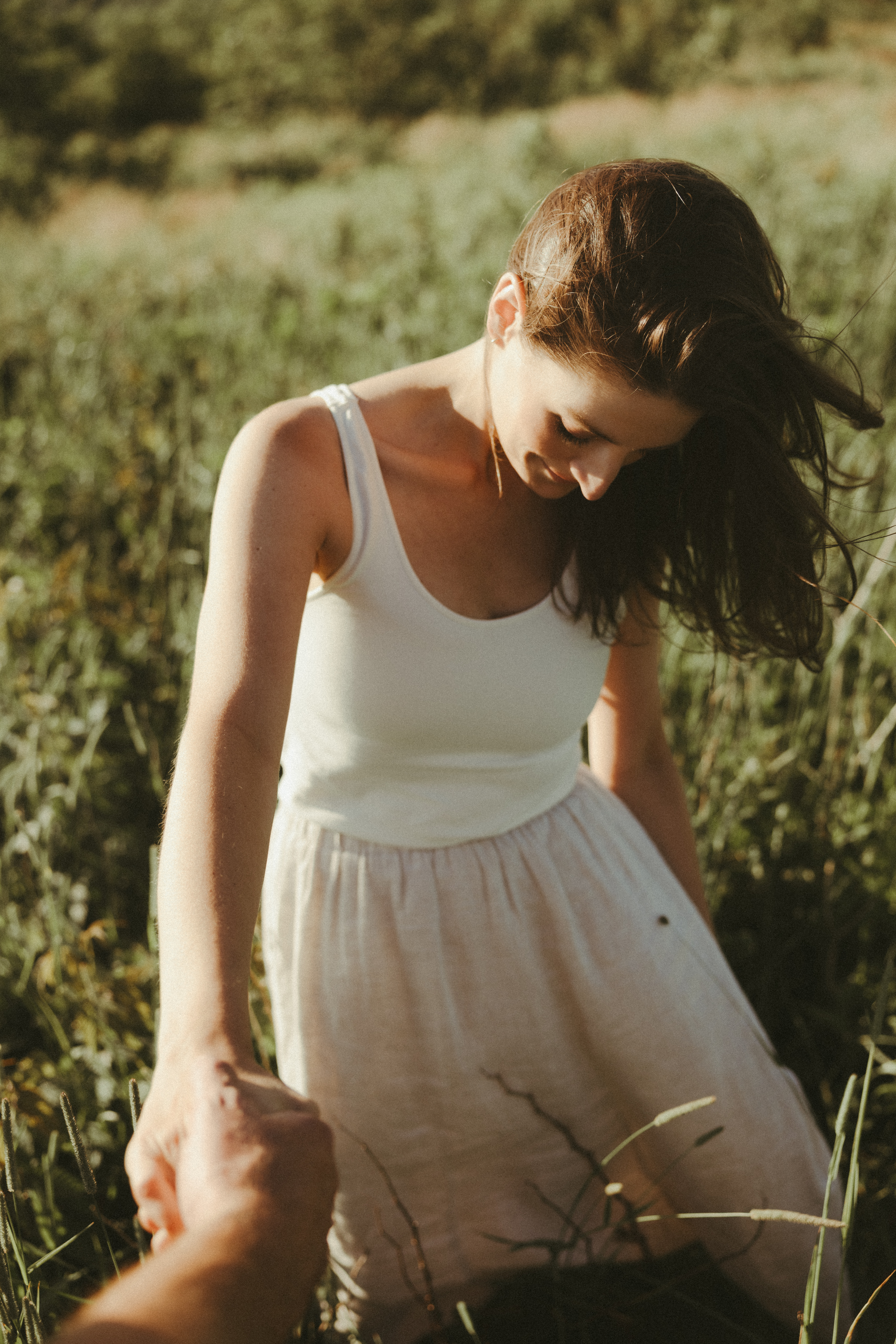 documentary candid engagement session, Asheville Engagement Photographer at Black Balsam Knob, mountain engagement photos