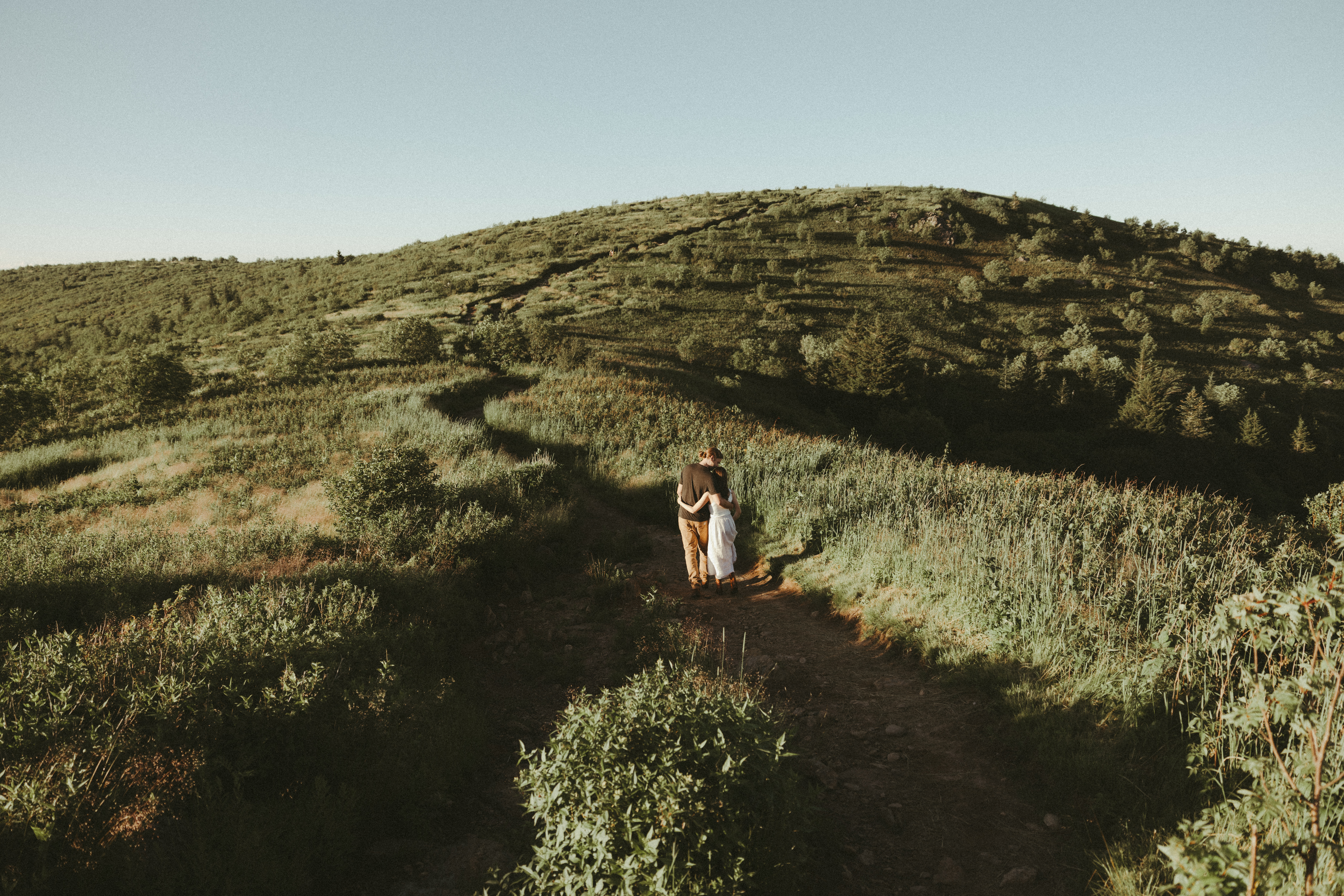 Asheville Engagement Photographer at Black Balsam Knob, mountain engagement photos