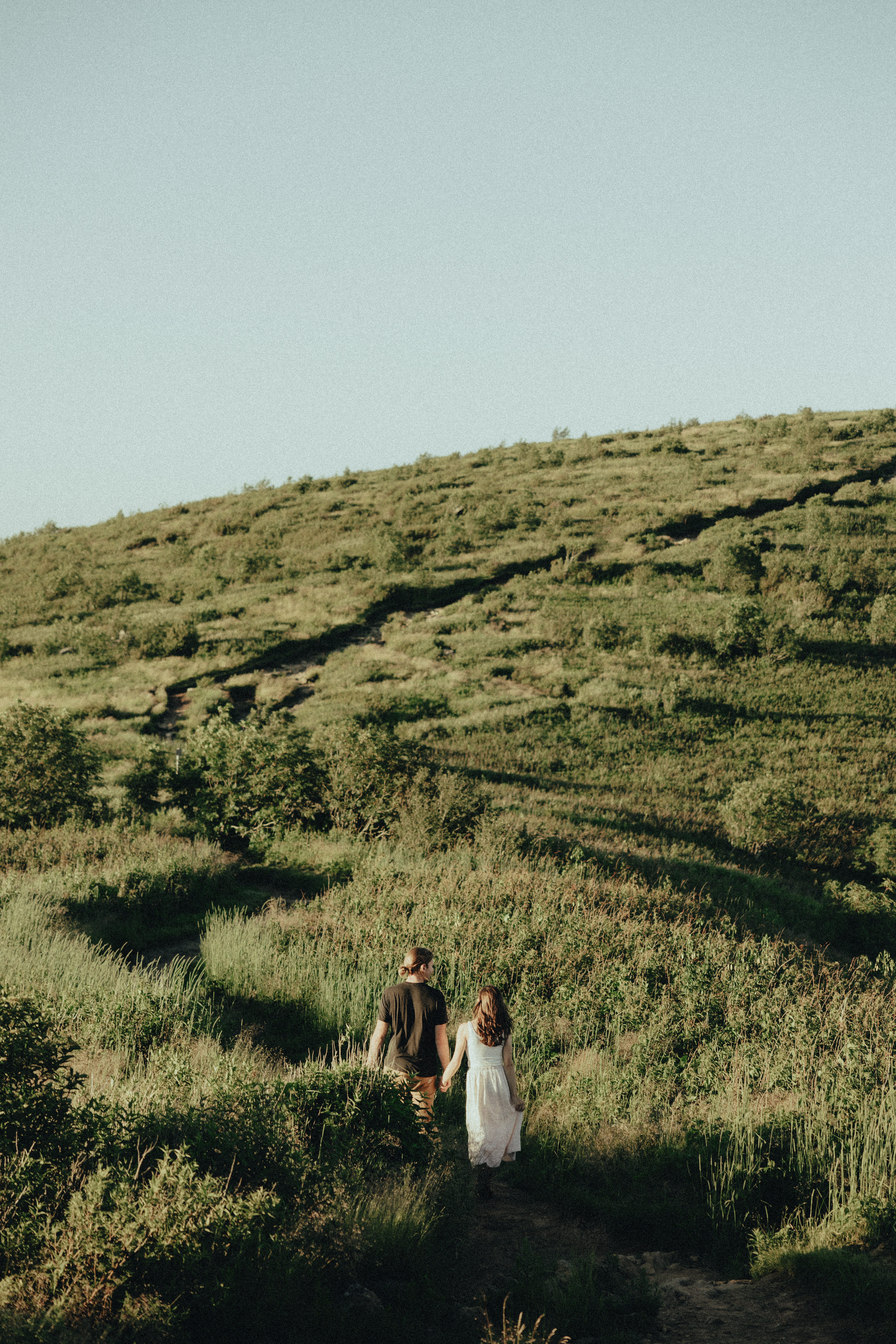 Asheville Engagement Photographer at Black Balsam Knob, mountain engagement photos