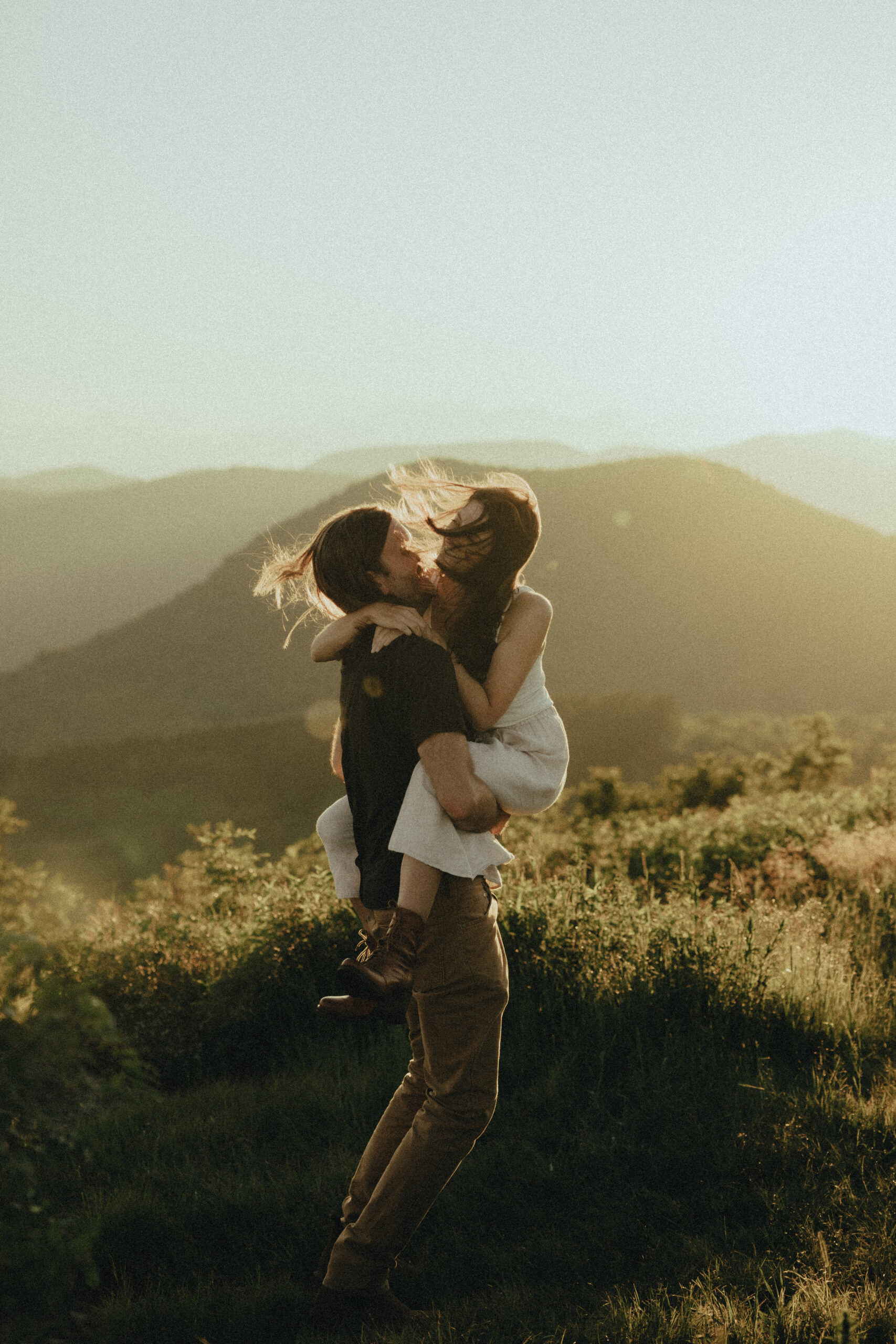 Asheville Engagement Photographer at Black Balsam Knob