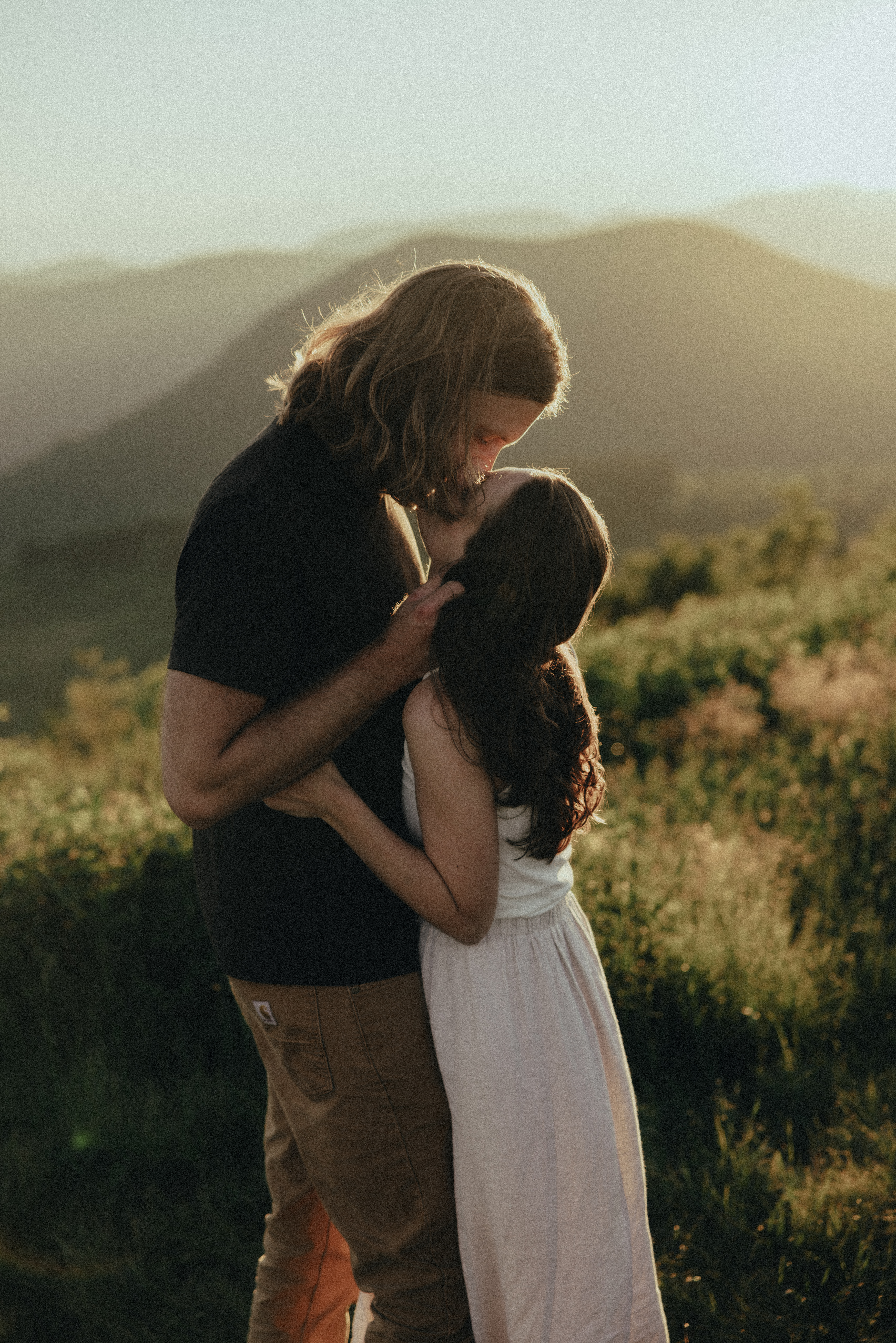 Asheville Engagement Photographer at Black Balsam Knob