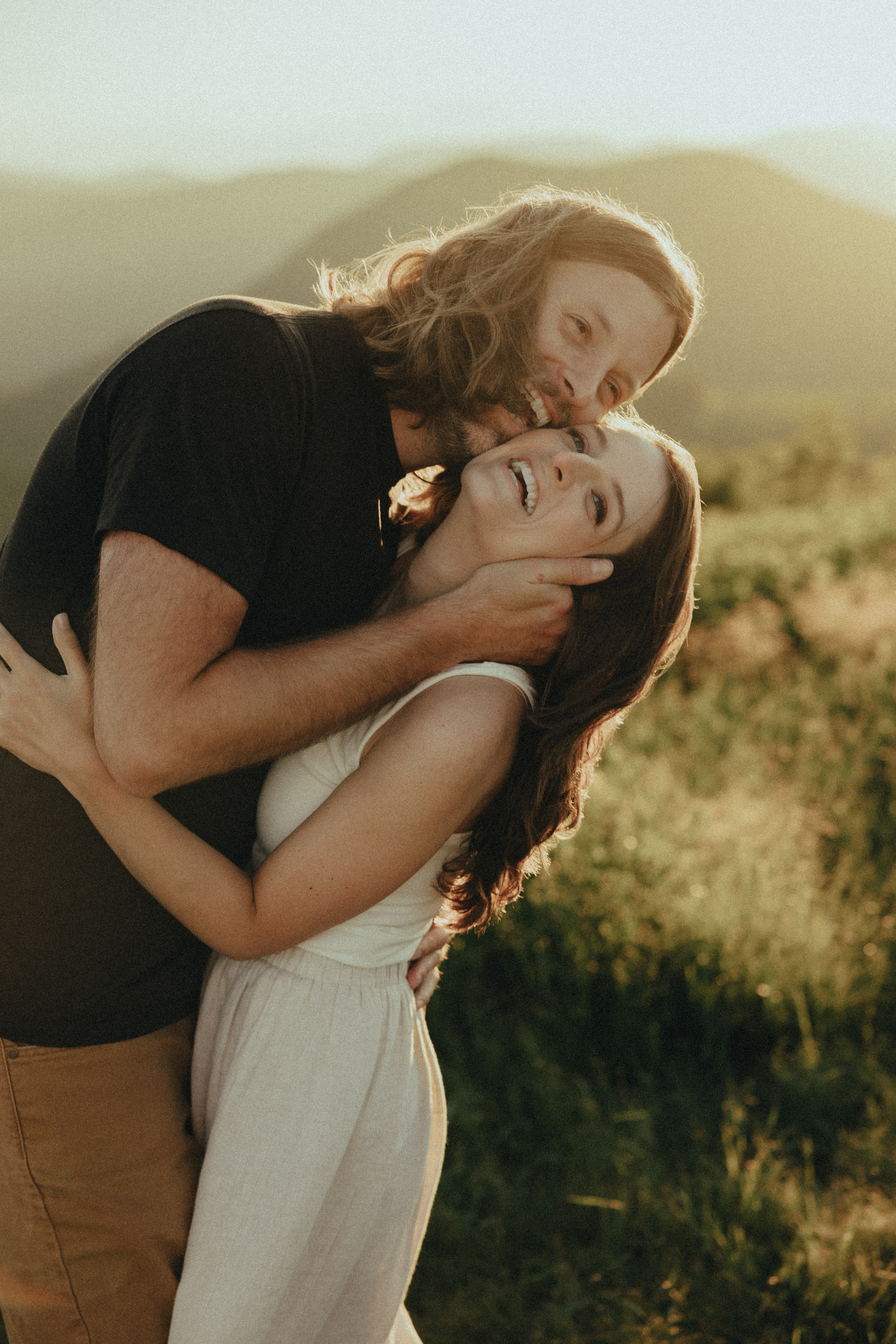 Asheville Engagement Photographer at Black Balsam Knob