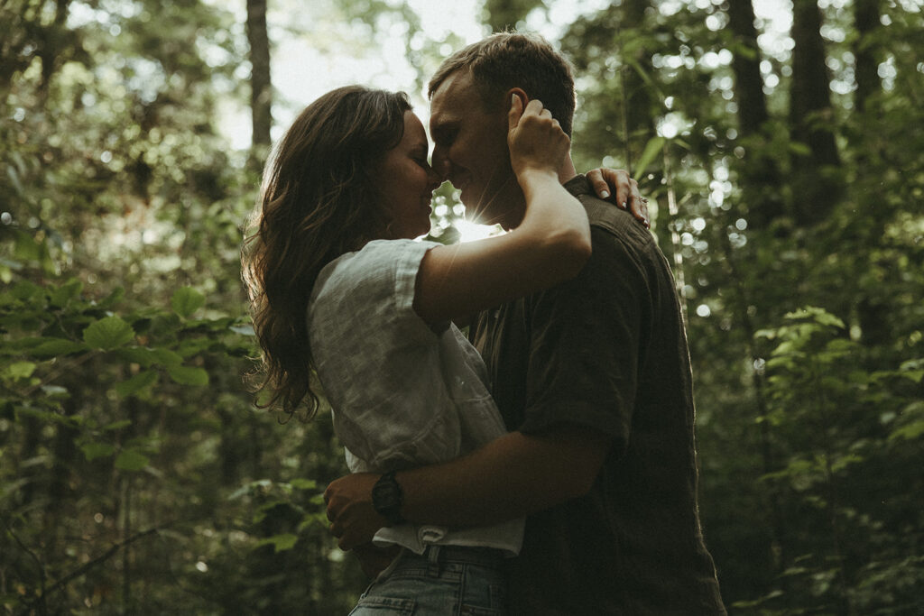 biltmore estate engagement photos in asheville nc 
