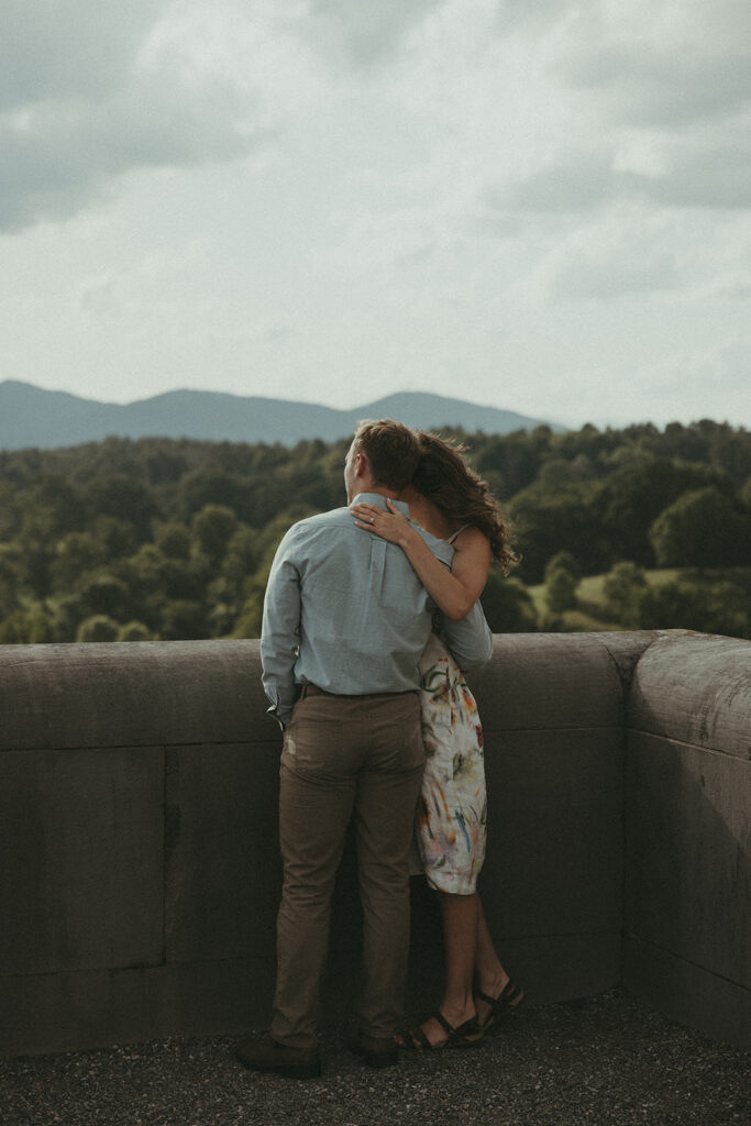 biltmore estate engagement photos in asheville nc 