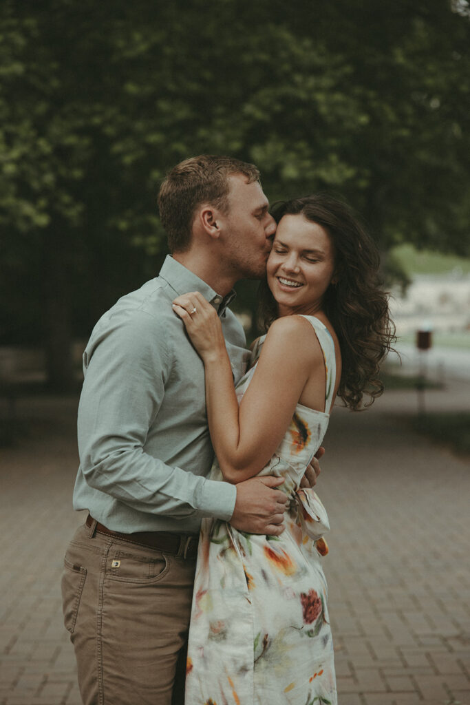 biltmore estate engagement photos in asheville nc 