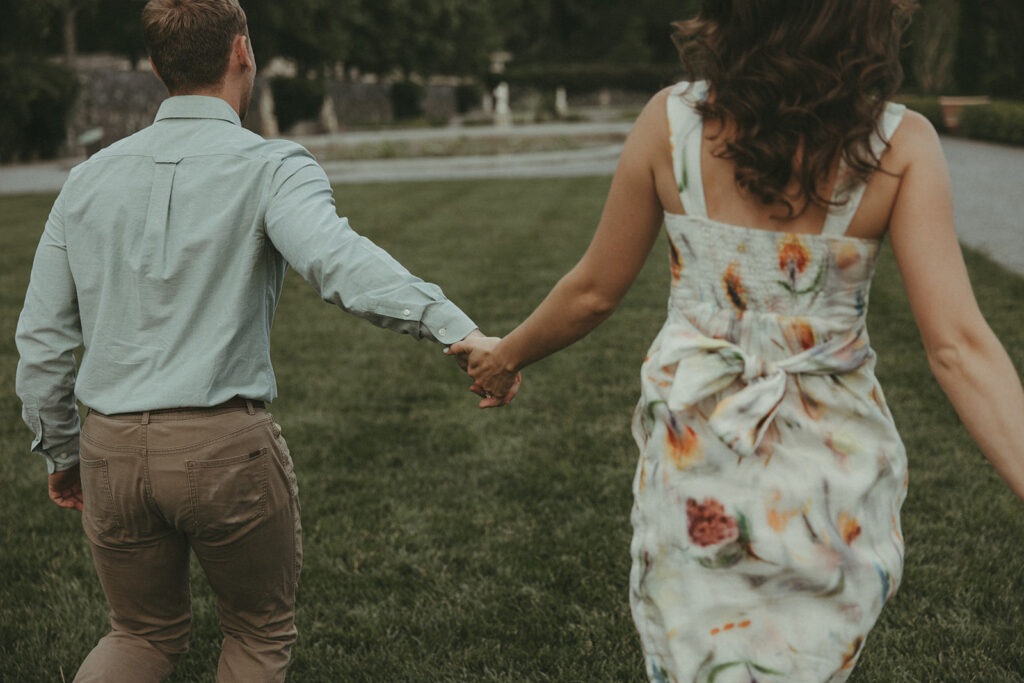 biltmore estate engagement photos in asheville nc 