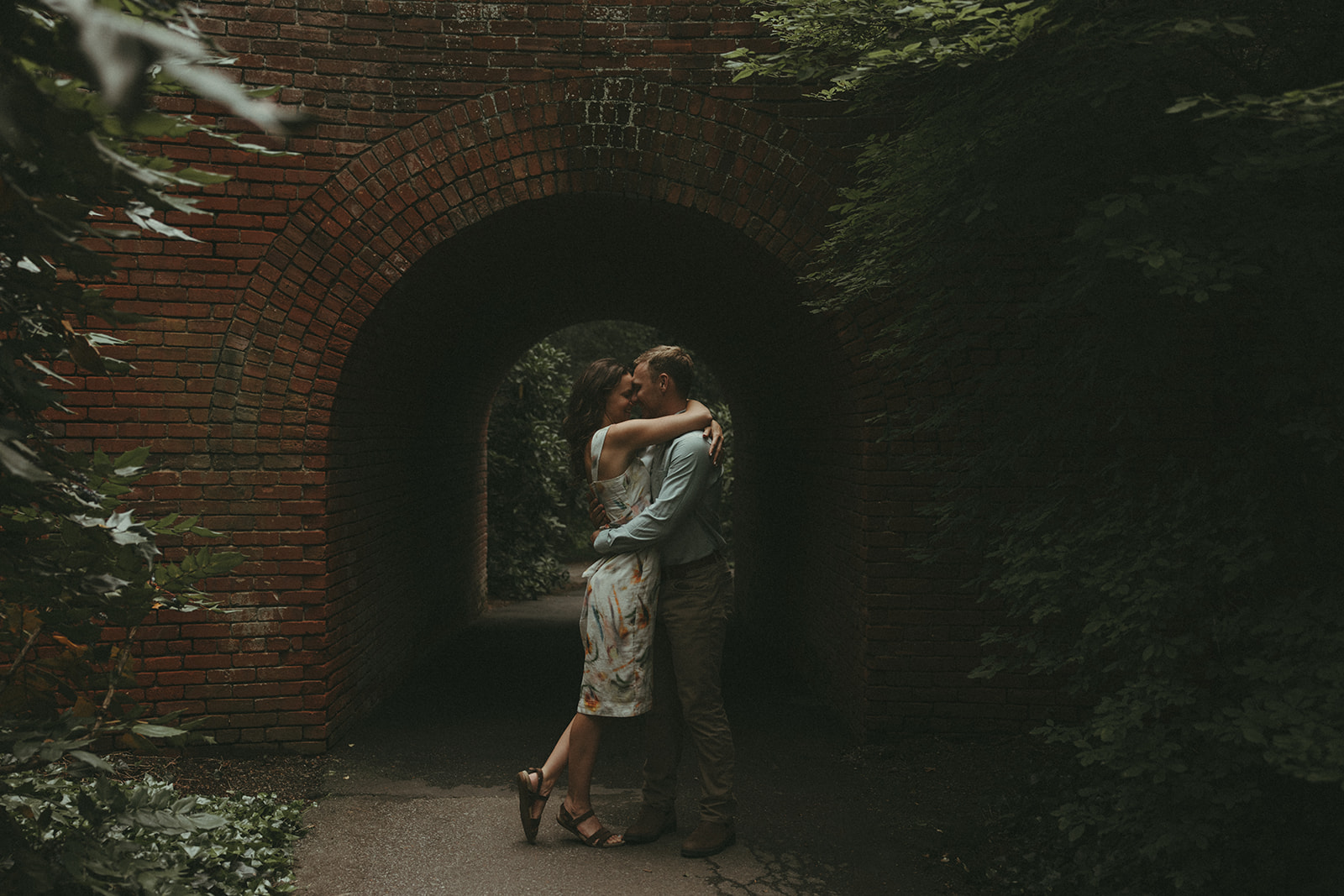 biltmore estate engagement photos in asheville nc