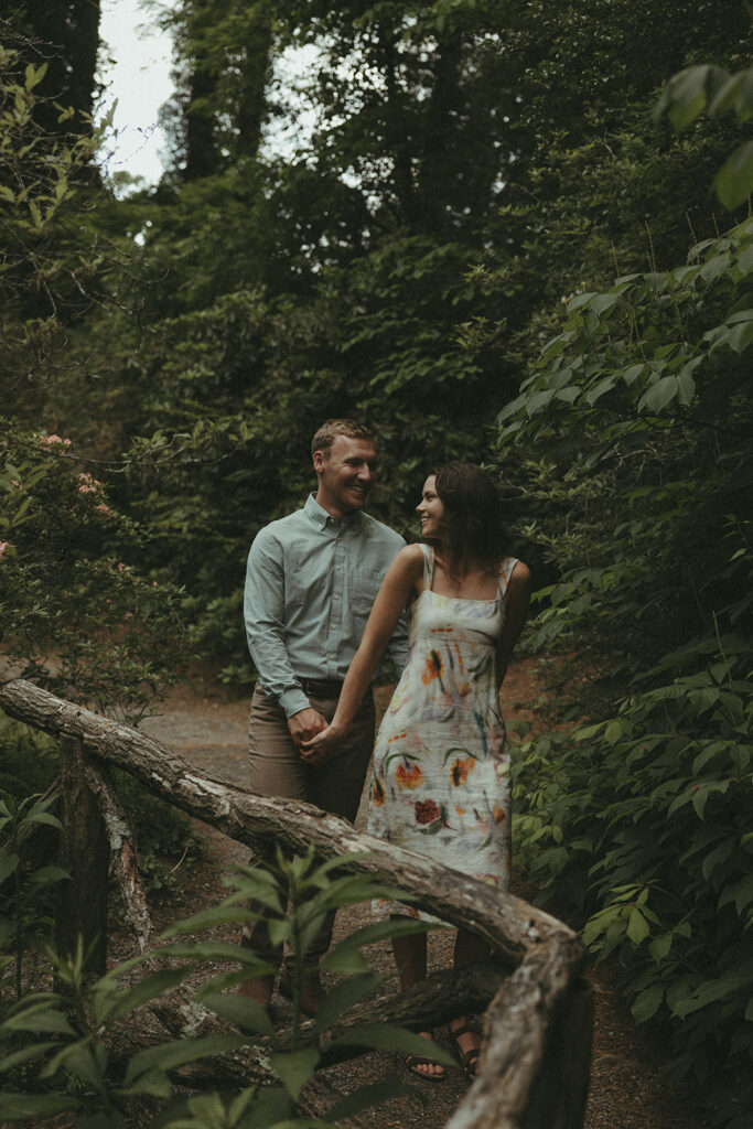 biltmore estate engagement photos in asheville nc 