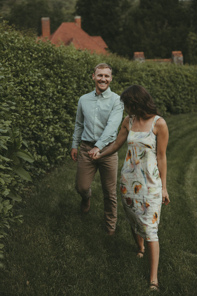 biltmore estate engagement photos in asheville nc 